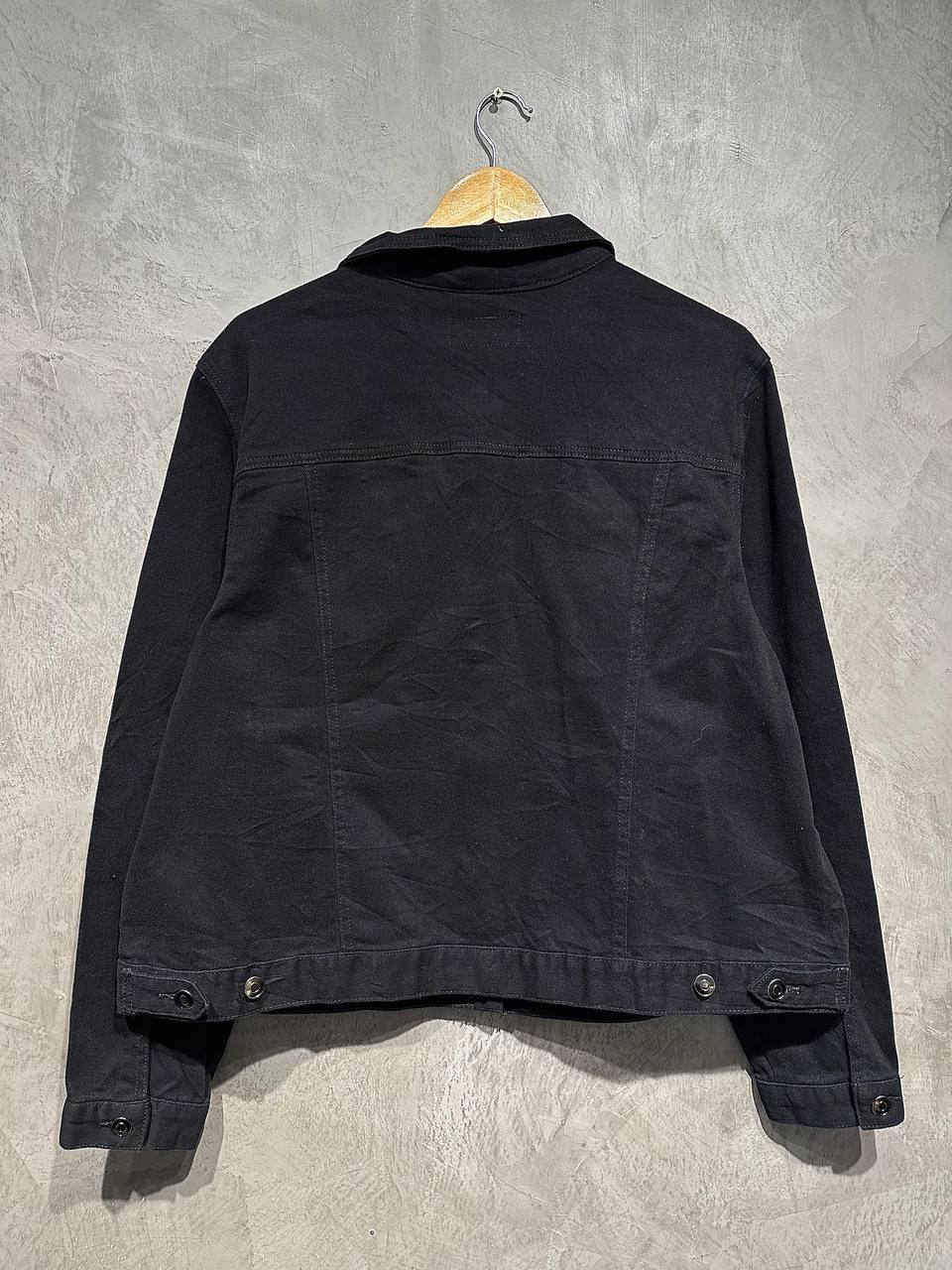 Jacket Jeans Casual Streetwear With Pockets  Black JJ02