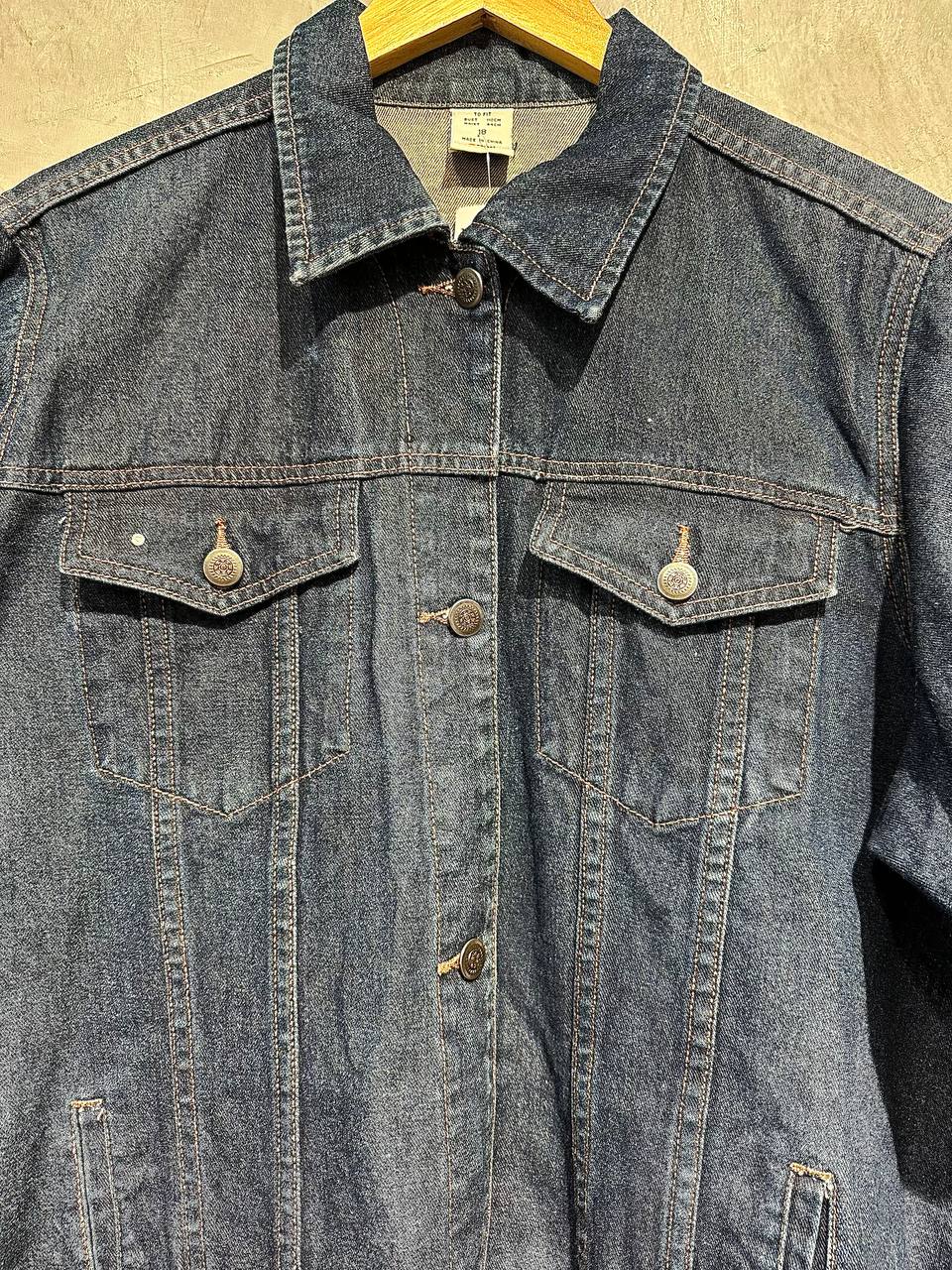 Jacket Jeans Casual Streetwear Denim Blue JJ04