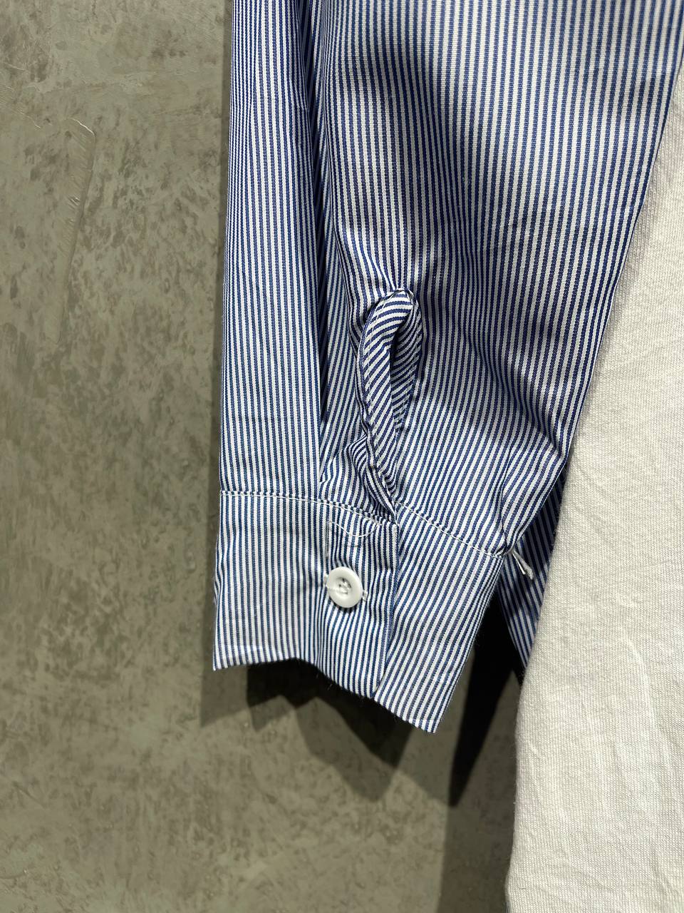 Blouse Extender Smart Casual White Stripe B161