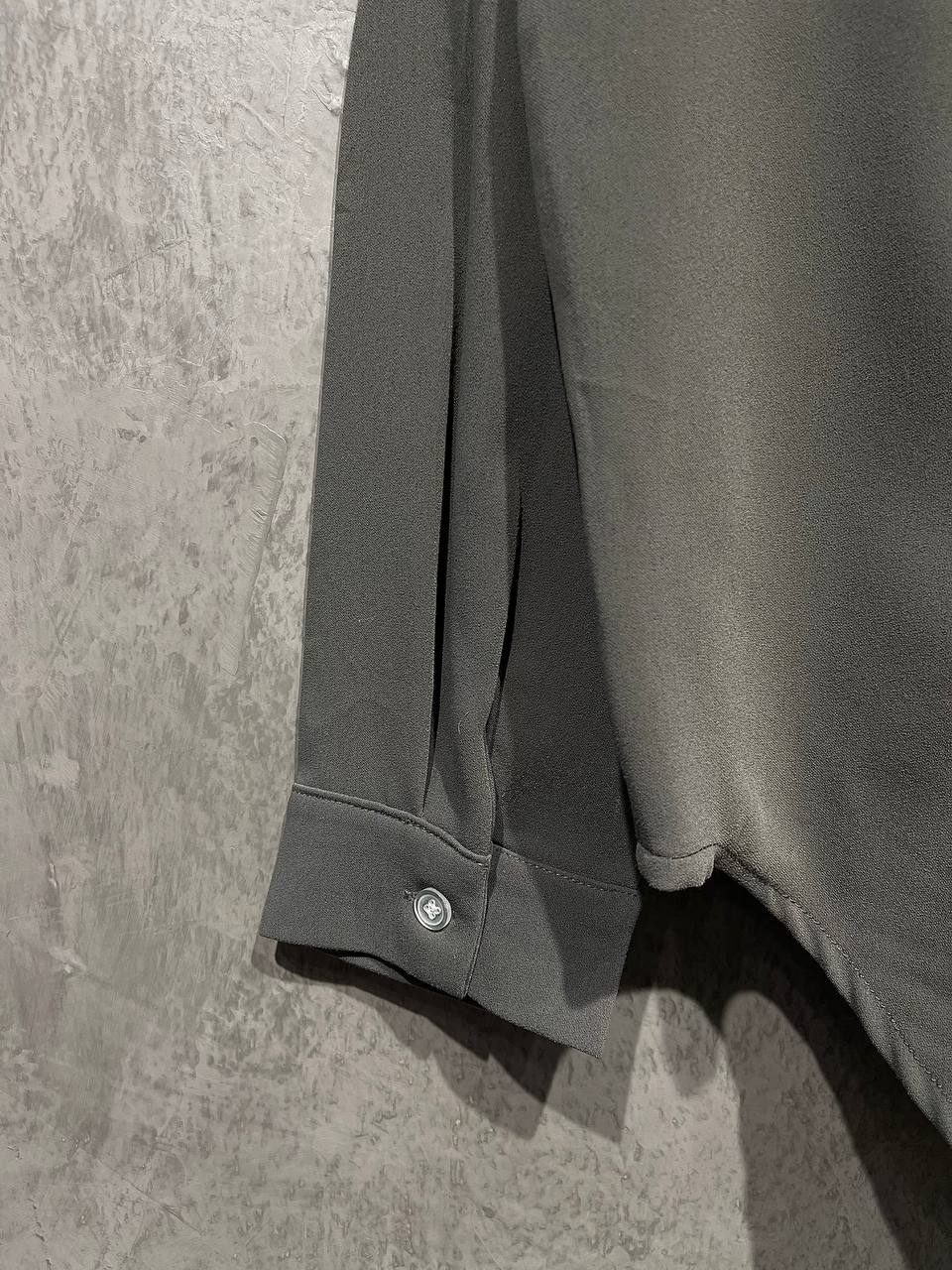 Blouse Smart Casual Full Button Green B168