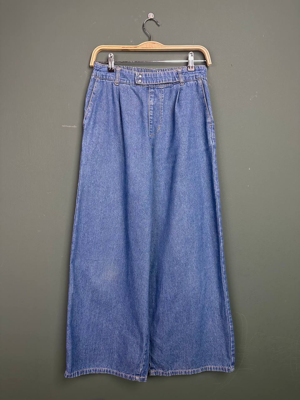 Woman Jeans Baggy Casual Retro Blue