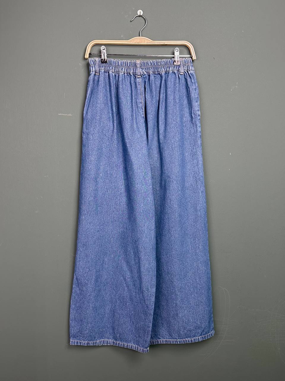 GU Woman Jeans Baggy Casual Blue