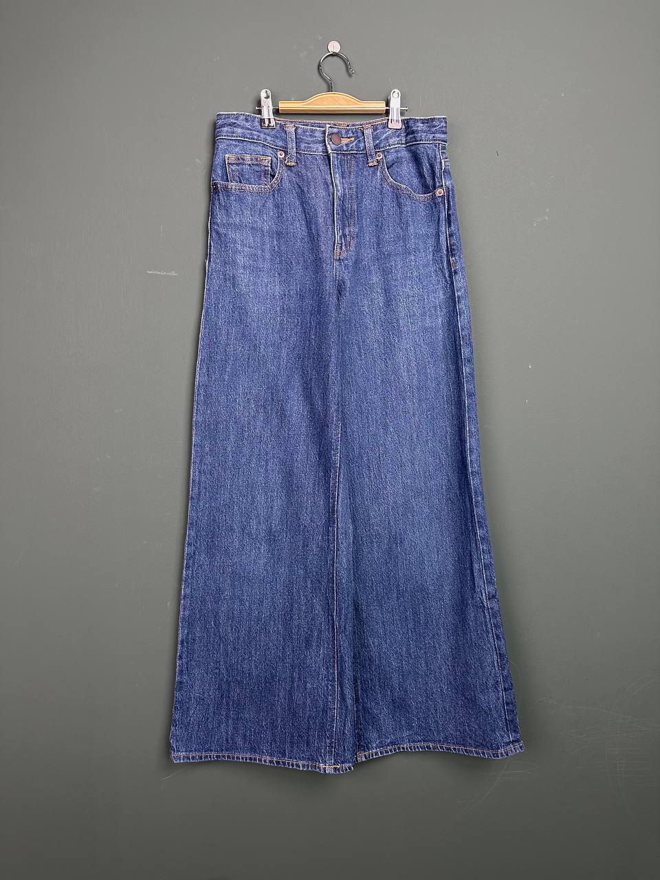 Woman Jeans Baggy Casual Blue