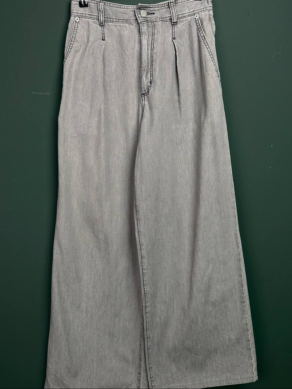 Woman Jeans Baggy Casual Grey