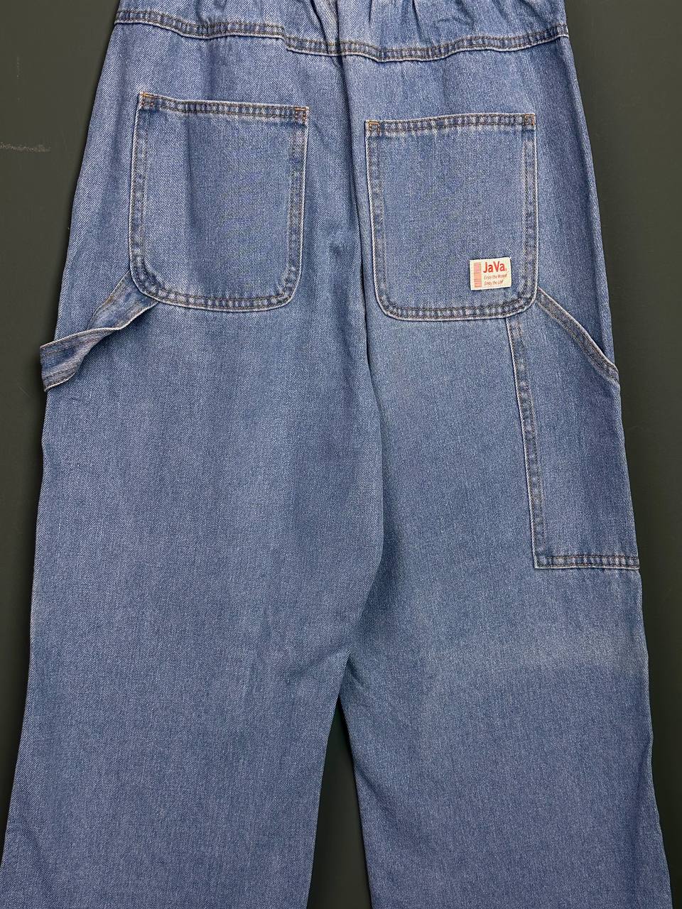 Woman Jeans Baggy Casual Blue