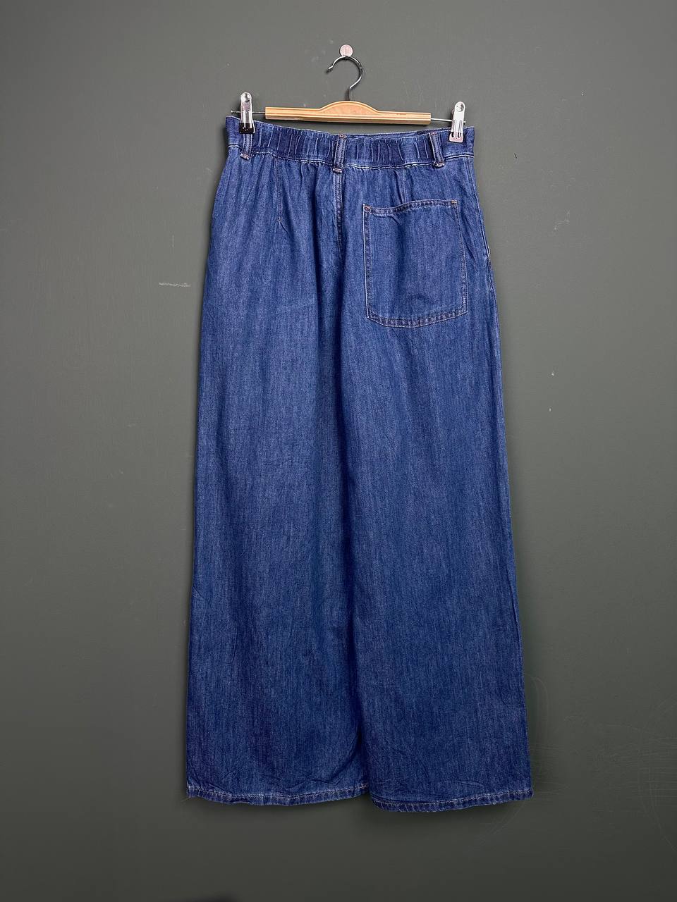 Woman Jeans Baggy Casual Blue
