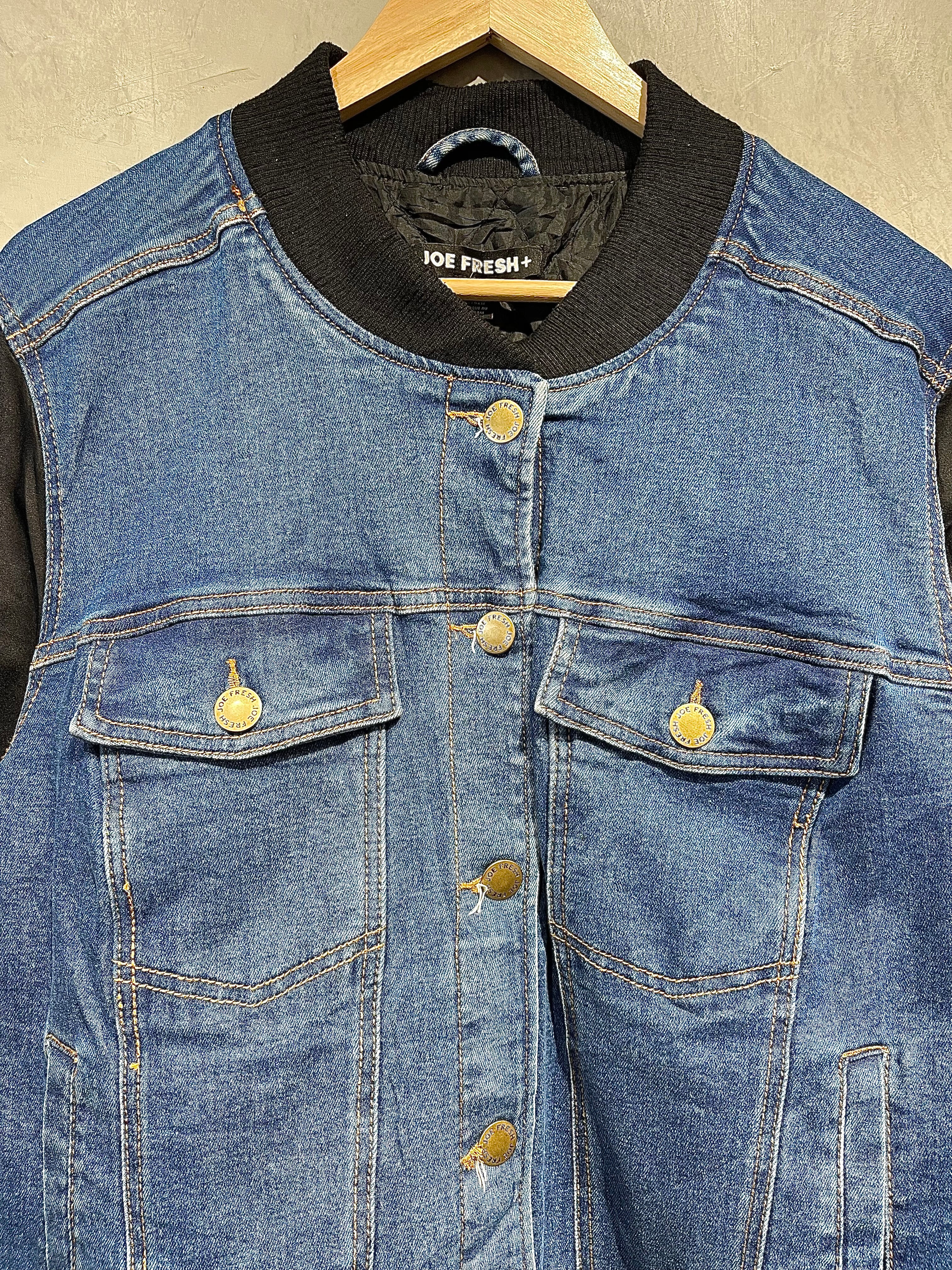 Jacket Jeans Bomber Denim Style JJ01