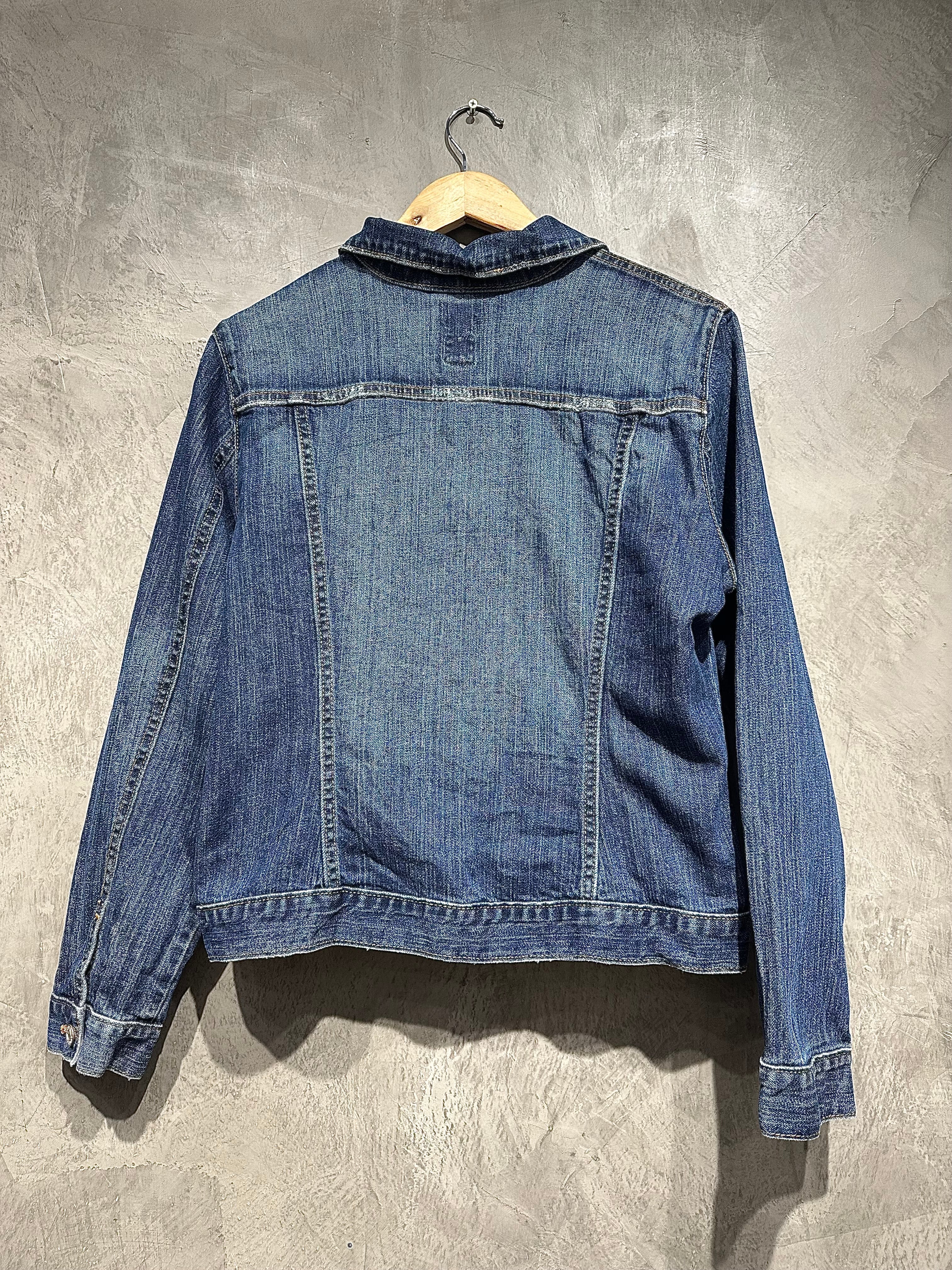 Jacket Jeans Casual Streetwear Denim Blue JJ06