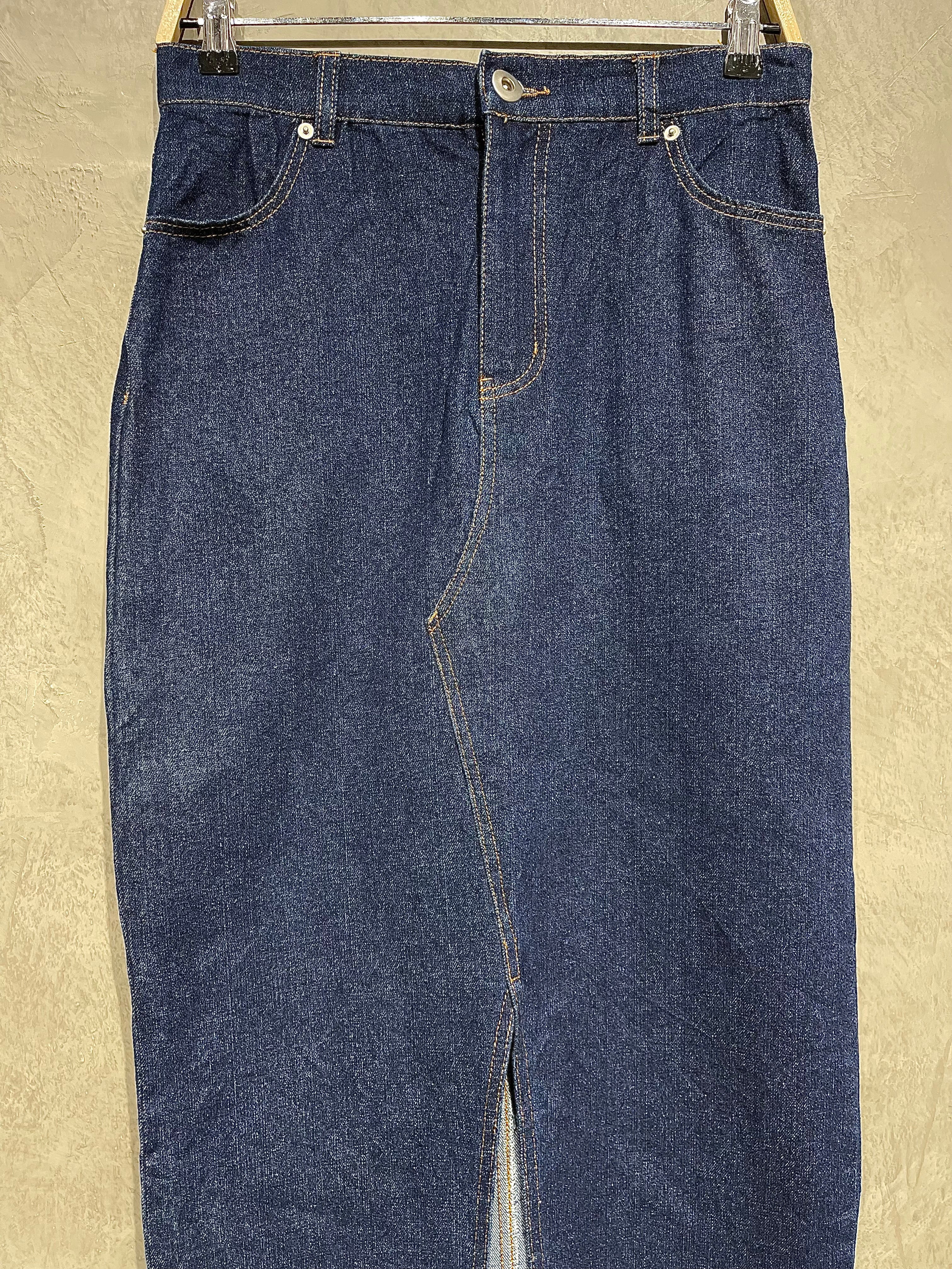 Skirt Plain Denim S005