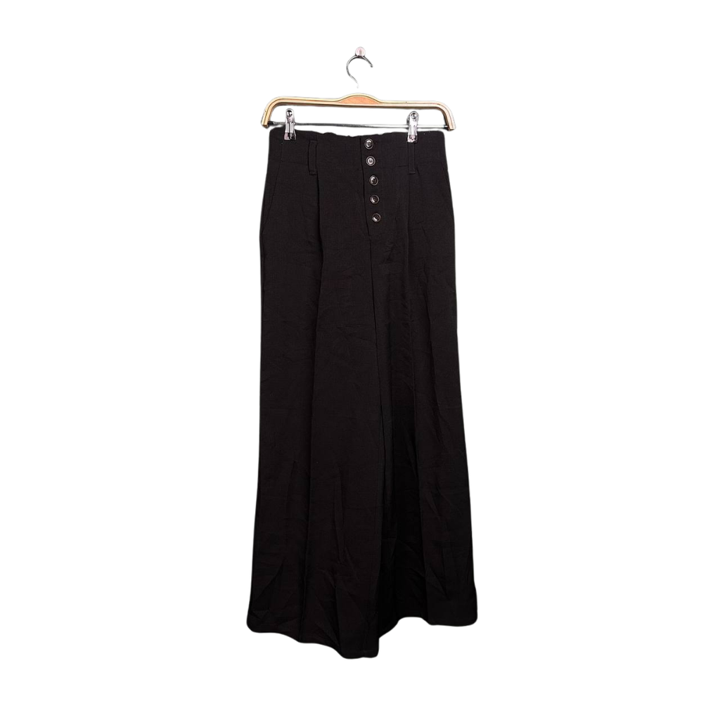 Baggy Pant High Waisted Casual Black