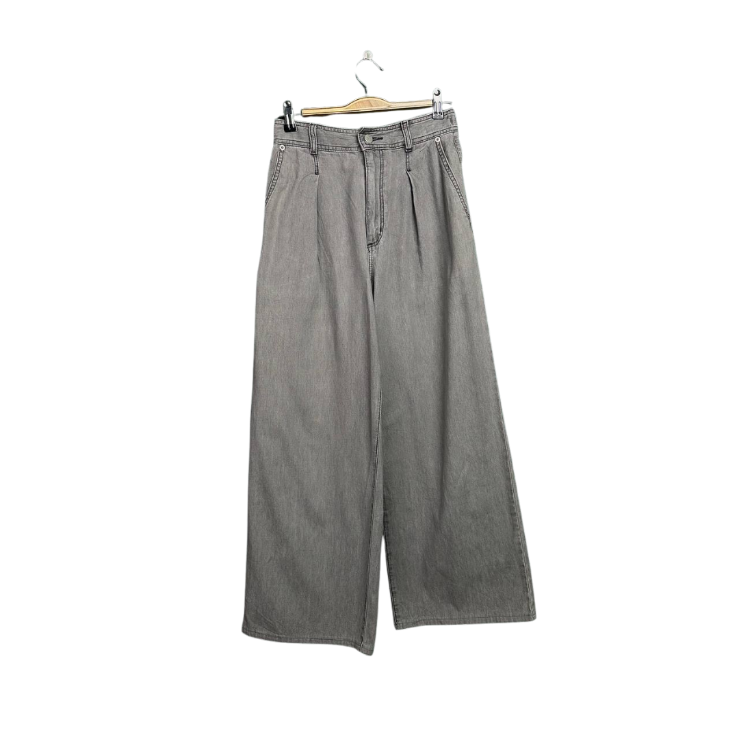 Woman Jeans Baggy Casual Grey